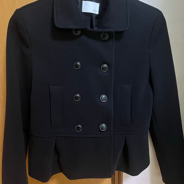 블랙업 피코트 자켓