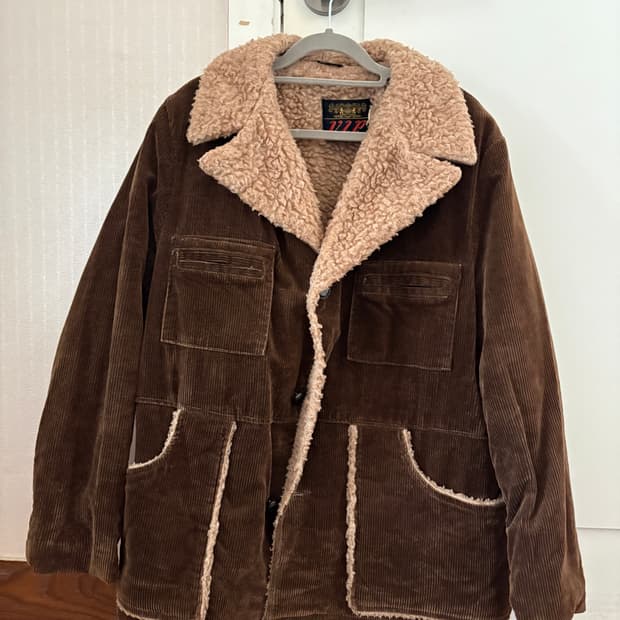 빈티지 무스탕 하프 자켓