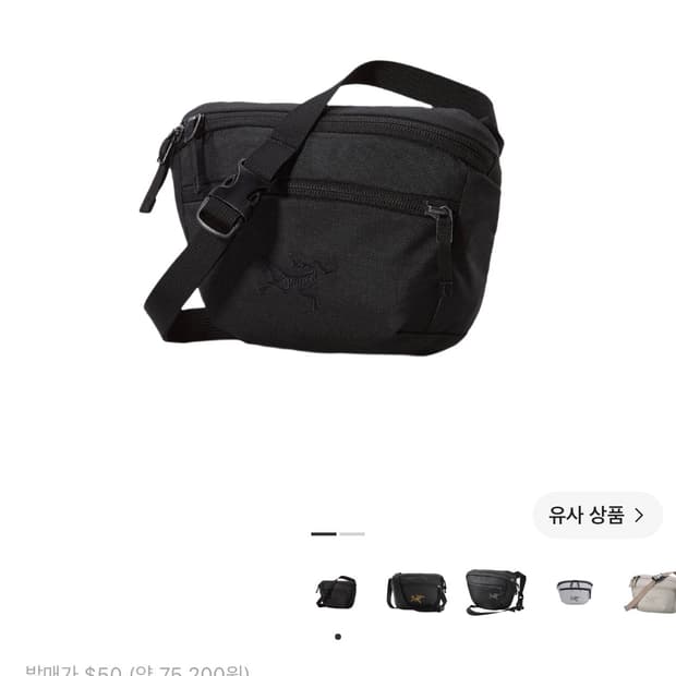 아크테릭스 멘티스 1 웨이스트팩 블랙2