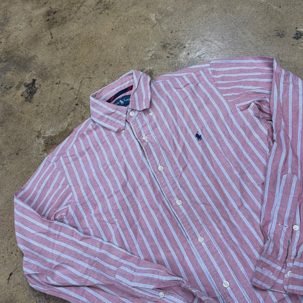 [정품/S] 폴로 랄프로렌 스트라이프 셔츠 b15