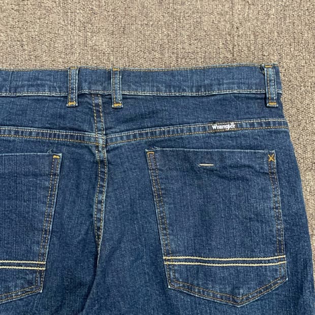 [33] 랭글러 스트레이트핏 밴딩 데님팬츠