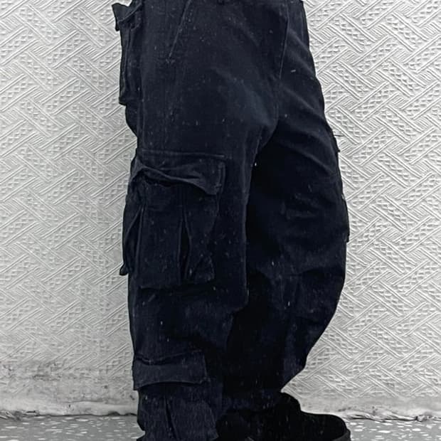 빈티지 스트릿 힙합 멀티포켓 카고팬츠 XL C08790