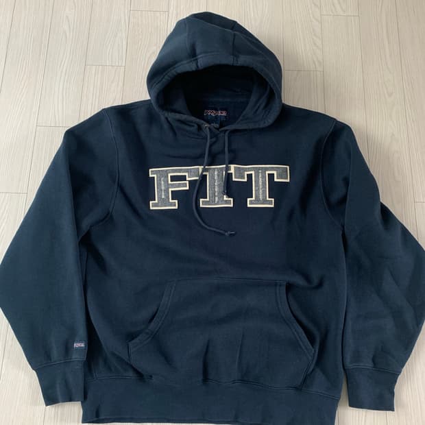 잔스포츠 FITT 후드티 네이비