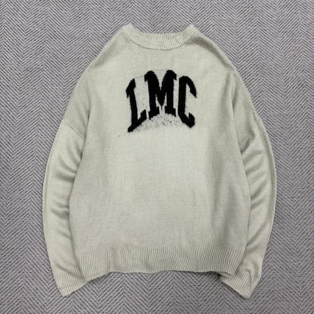 lmc 레터링 니트 v3736