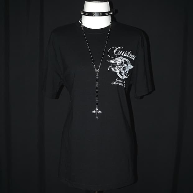 y2k grunge logo t