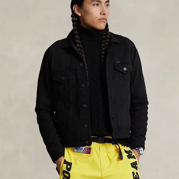 (L)폴로 랄프로렌 가먼트다이 데님 트러커