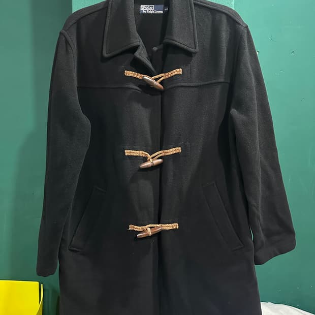 폴로 떡볶이코트 블랙100사이즈