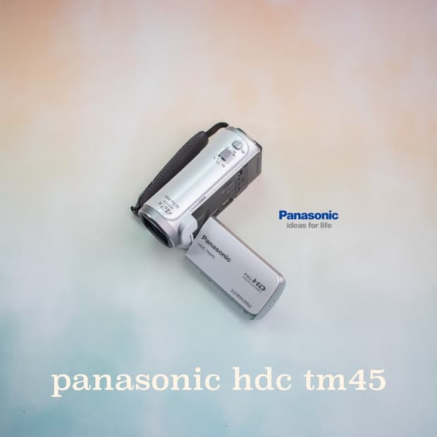 너무예쁜 빈티지캠코더 파나소닉 hdc tm45 화이트(영상캡쳐본 0)