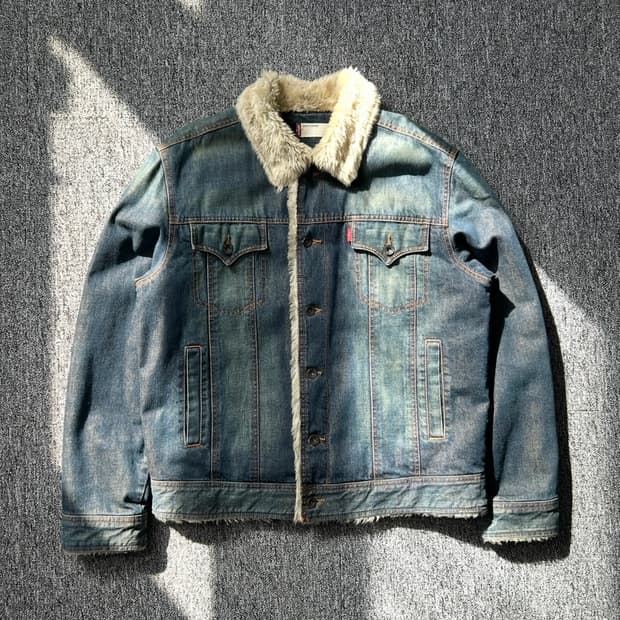 리바이스 빈티지 쉐르파 데님 트러커 자켓 