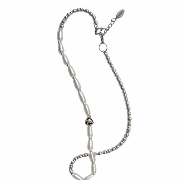 (룸즈) classic pearl 비즈목걸이