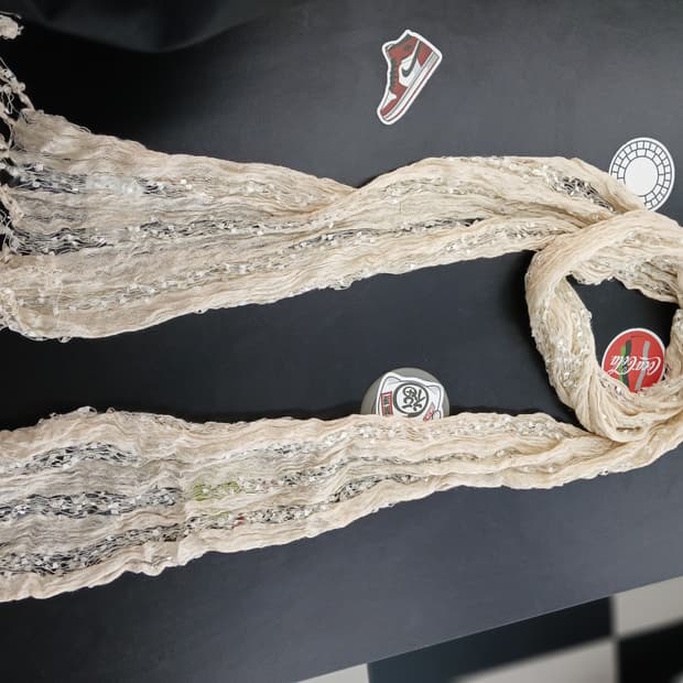 모리걸 레이스 수술 스카프 