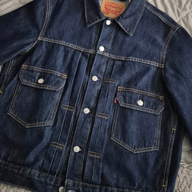 리바이스 type 2 트러커자켓 다크인디고  S(90)