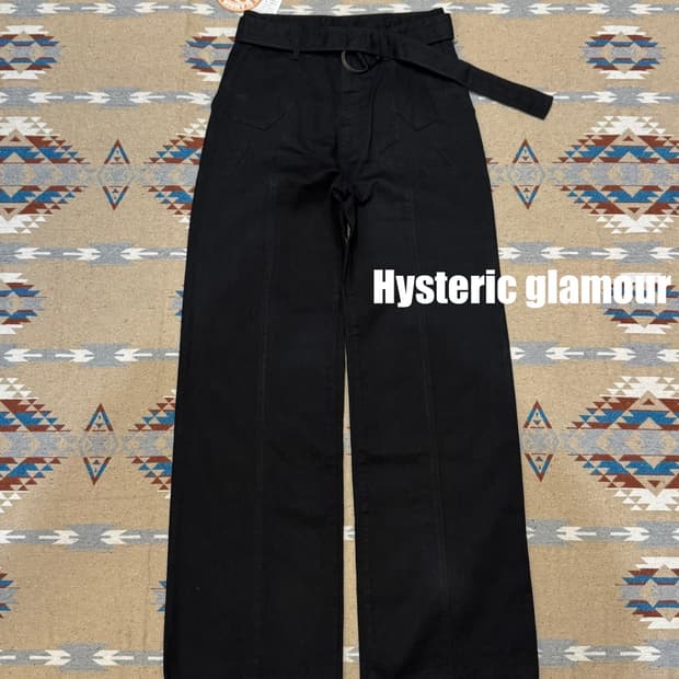 [OS] 히스테릭글래머 벨티드 와이드팬츠 