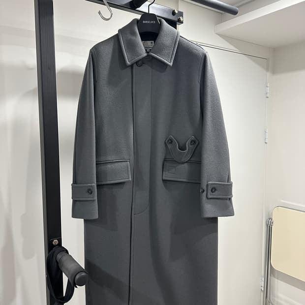 홀리선 winterland drop shoulder wool 코트