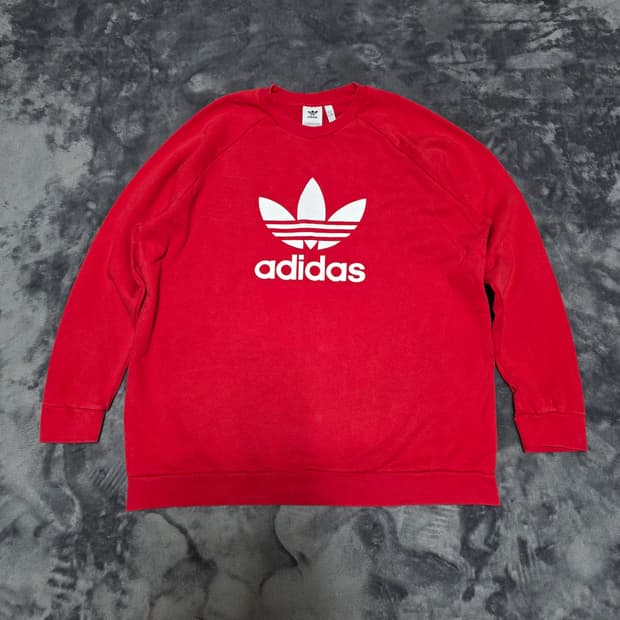 (2XL)아디다스 오버핏 맨투맨