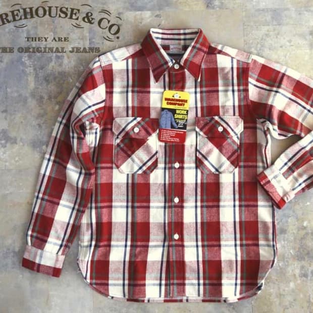 웨어하우스 플란넬셔츠 3104 c패턴