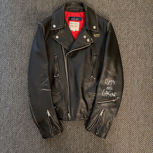 꼼데가르송 루이스레더 자켓