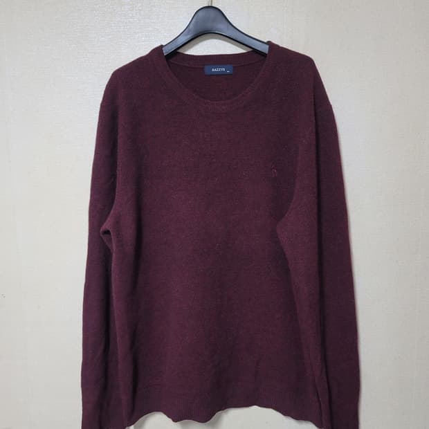 헤지스 버건디 니트