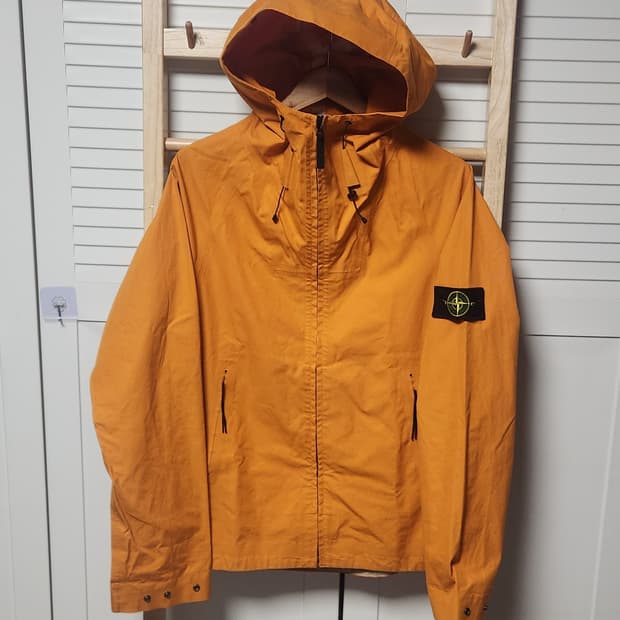 스톤아일랜드 00s 오렌지 후드 자켓