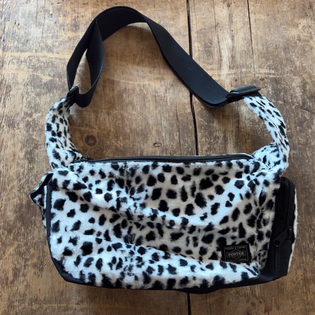 헤드포터 레오파드 지브라 호피 힙색 크로스백 포터
