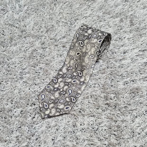 에르메네질도제냐Zegna 페이즐리 넥타이 Free - N31