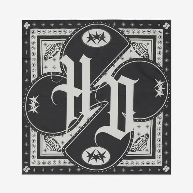 HD 클로버 로고 반다나 블랙