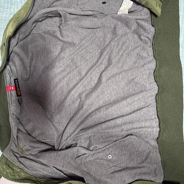 알파인더스트리 ma-1 플라이트 자켓 m