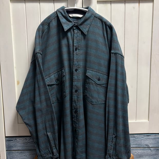 나나미카 코튼 실크 넵 셔츠 m사이즈 