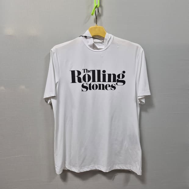 새상품 롤링스톤즈 흰색 반팔 티셔츠 100