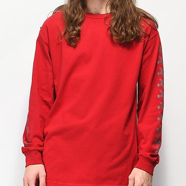 트레저 인디펜던트 롱슬리브 레드 M