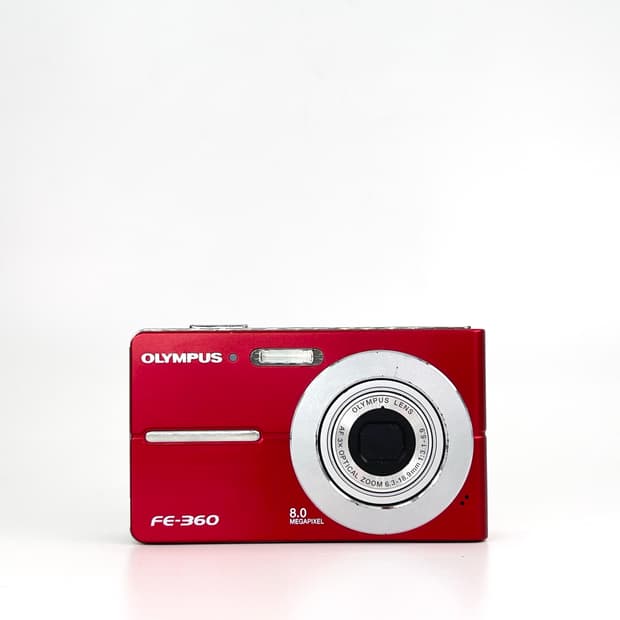 올림푸스 Olympus FE-360 레드