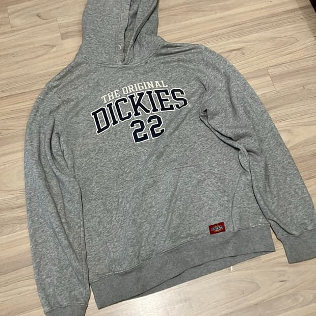 디키즈 회색 후드티 L