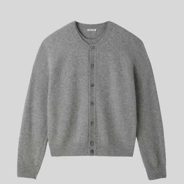 [구매]25fw 렉토 레이어드 니트 가디건 멜란지 그레이 삽니다.