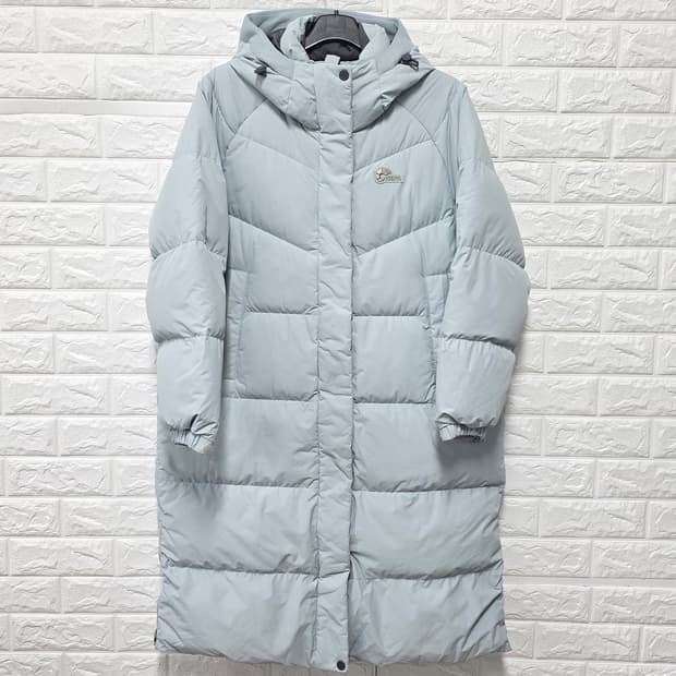 택포) 19s 네파 민트색 구스다운 롱패딩 L