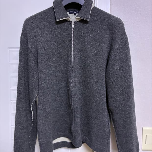 꼼데가르송 니트집업