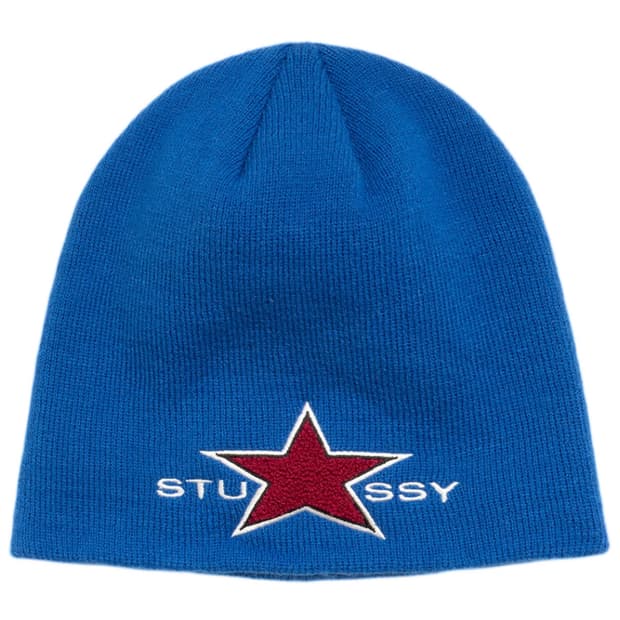 스투시 stussy 25FW 스컬캡 스타 패치 블루