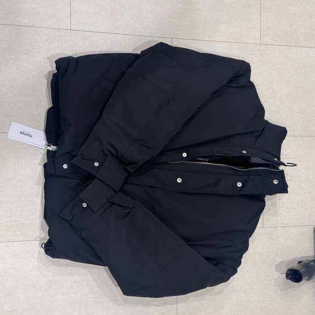 토피 숏패딩 봄버