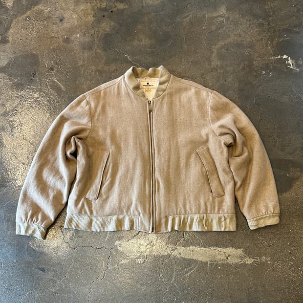 울리치 베이지 울 봄버 자켓 Xl