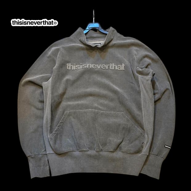 M 디스이즈네버댓 피그먼트워싱 오버핏 맨투맨 