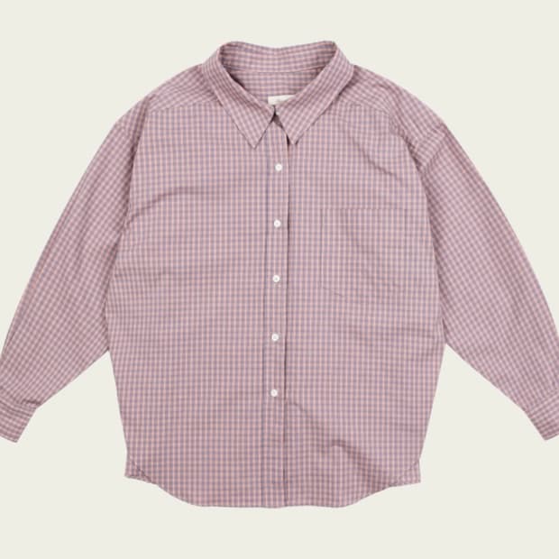 리본빛 Ribbonbit Percy Check Shirt