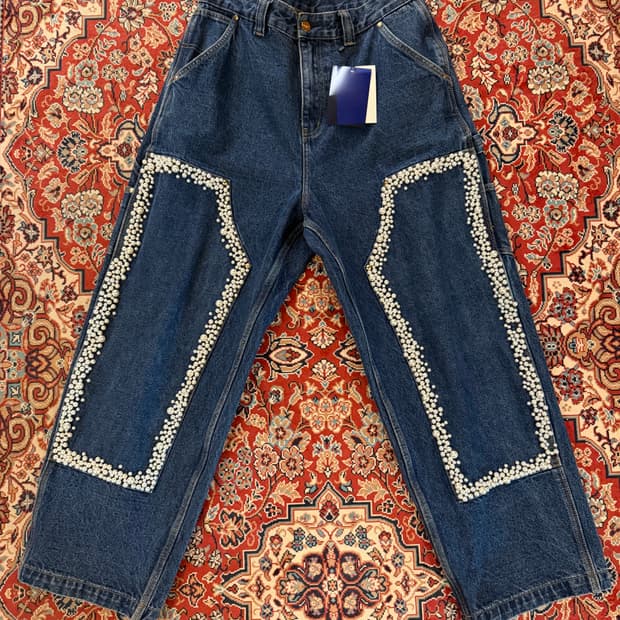 칼하트 윕 더블니 리워크 데님