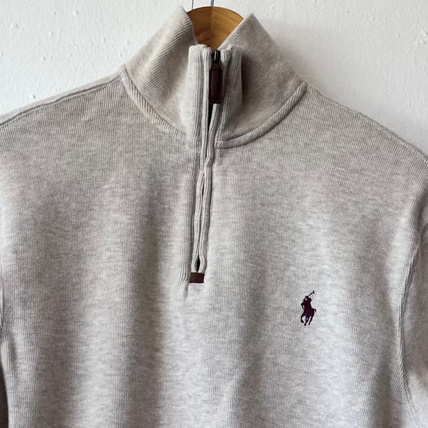 새제품)폴로랄프로렌 남성 쿼터집풀오버 S사이즈