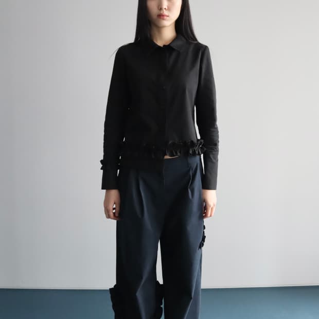 BAHAYOON Ruffle pants