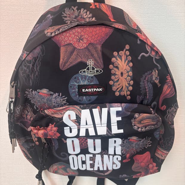 비비안웨스트우드X이스트팩 콜라보 백팩