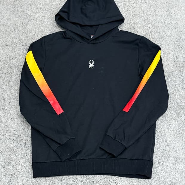 (L) 스파이더 그라데이션 후드 티