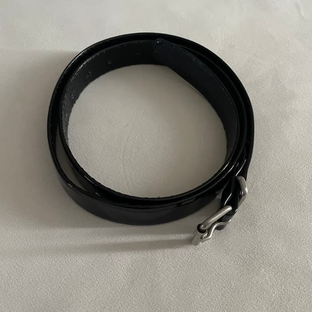 Comme des Garcons glossy belt