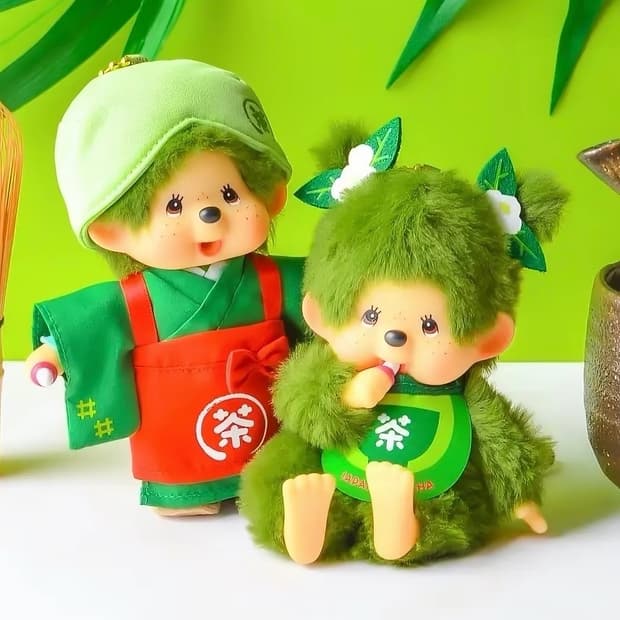 몬치치 교토 사와와 콜라보 키링 세트