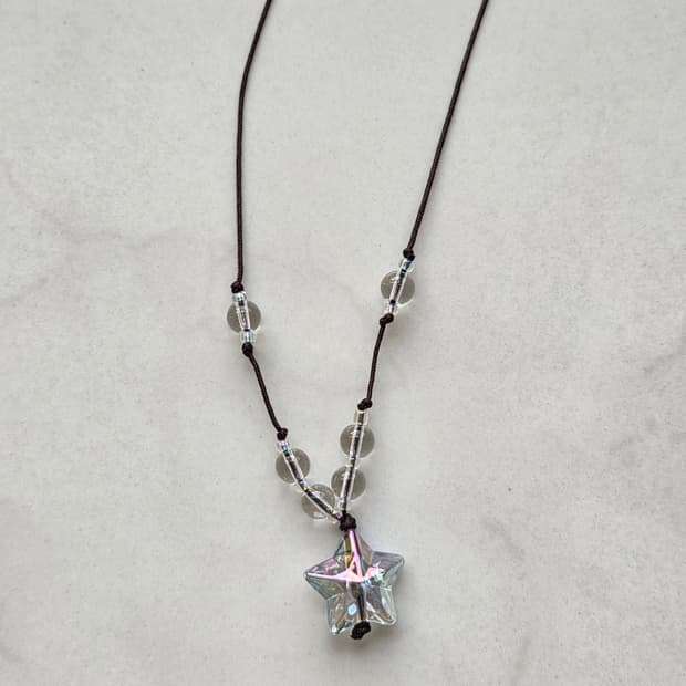 [Handmade] 푸른별 비즈목걸이