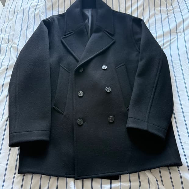 ESSENTIAL by EQL 피코트 블랙 L