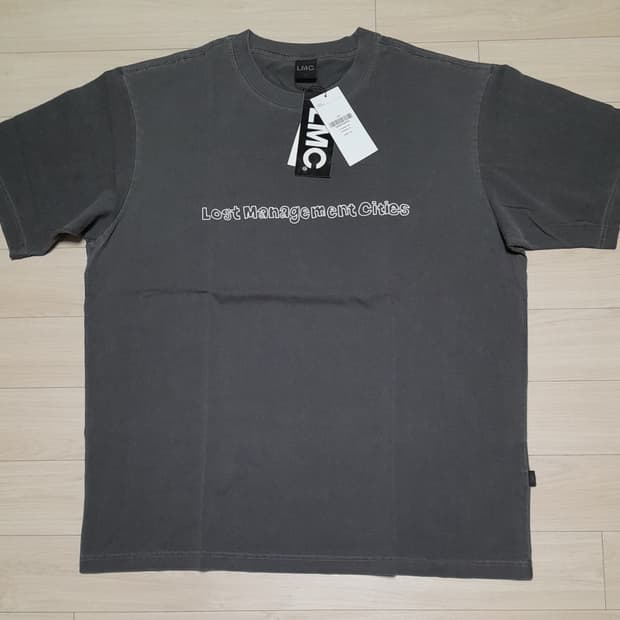 💥(새상품) LMC 피그먼트 다잉 챠콜 (XL)  
